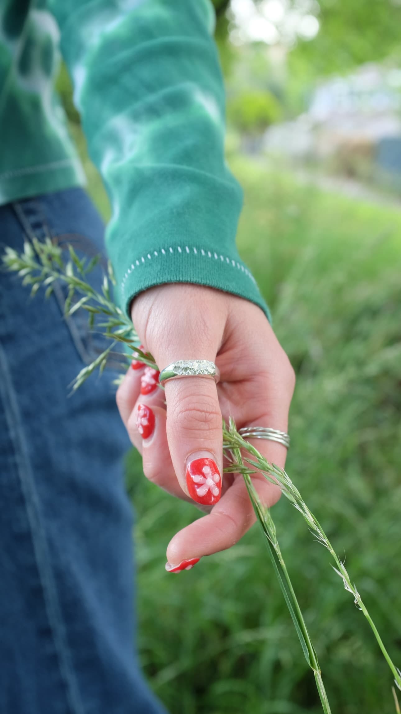 Personalised map jewellery ring with engraved landscape details