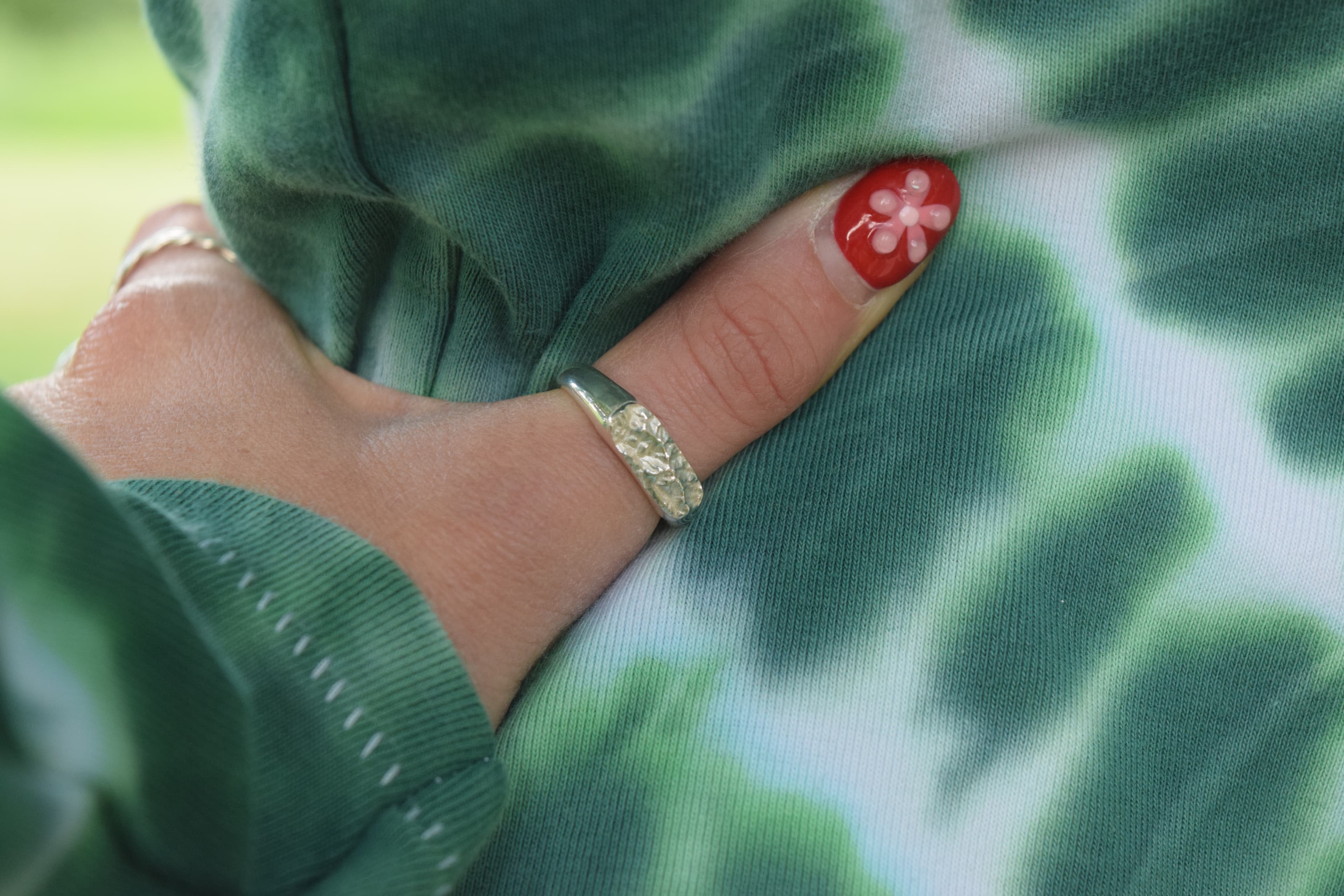 Custom location ring showing unique landscape topography