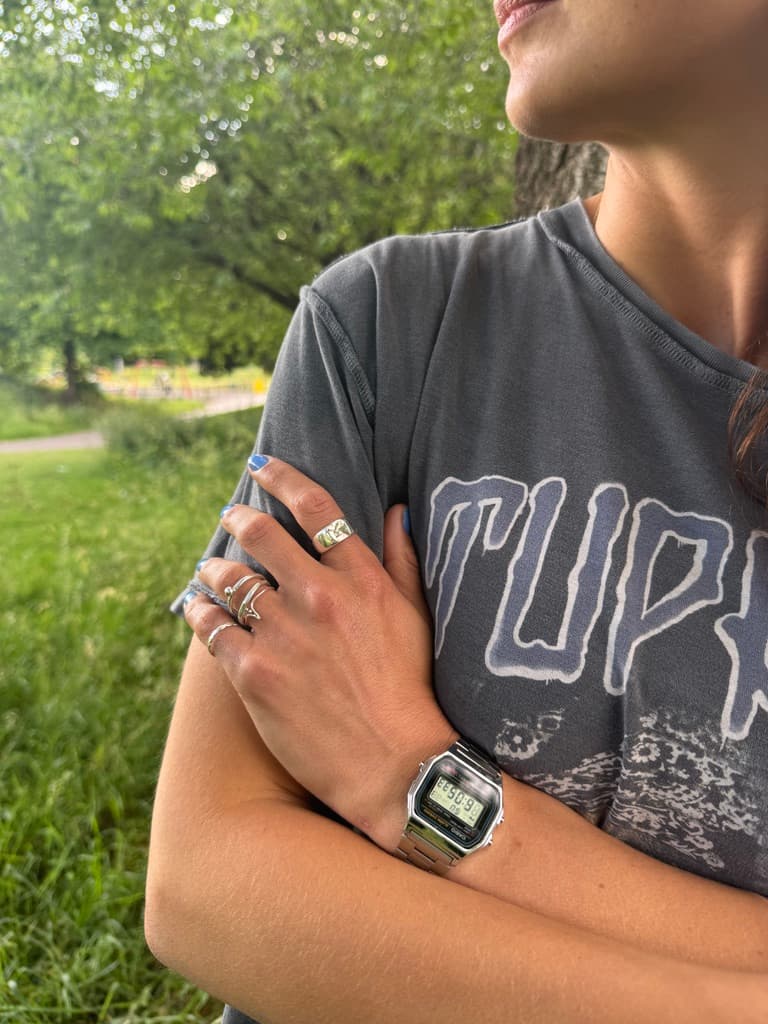 Custom map jewellery piece designed from personal coordinates