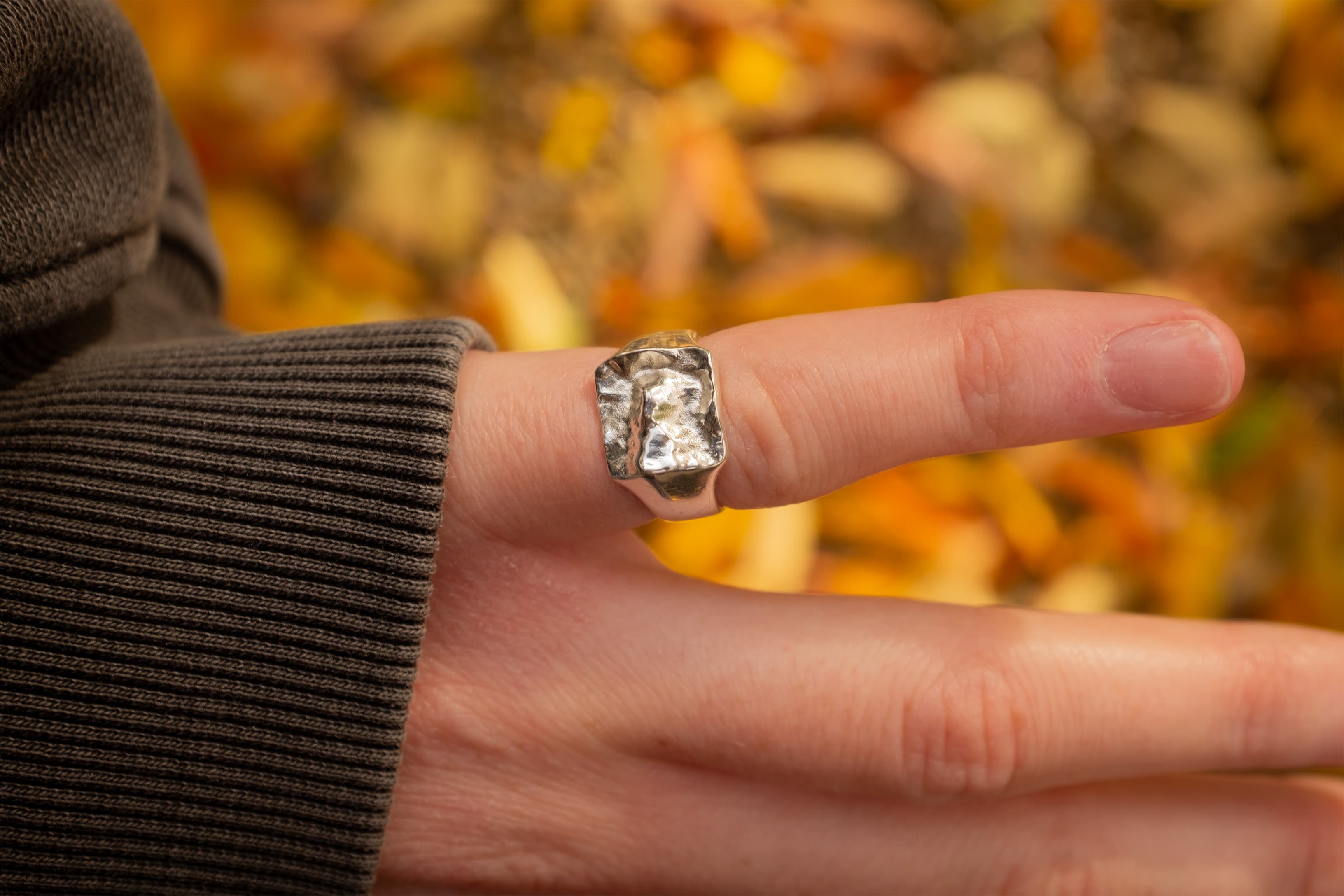 Rosa custom map ring design inspired by meaningful place